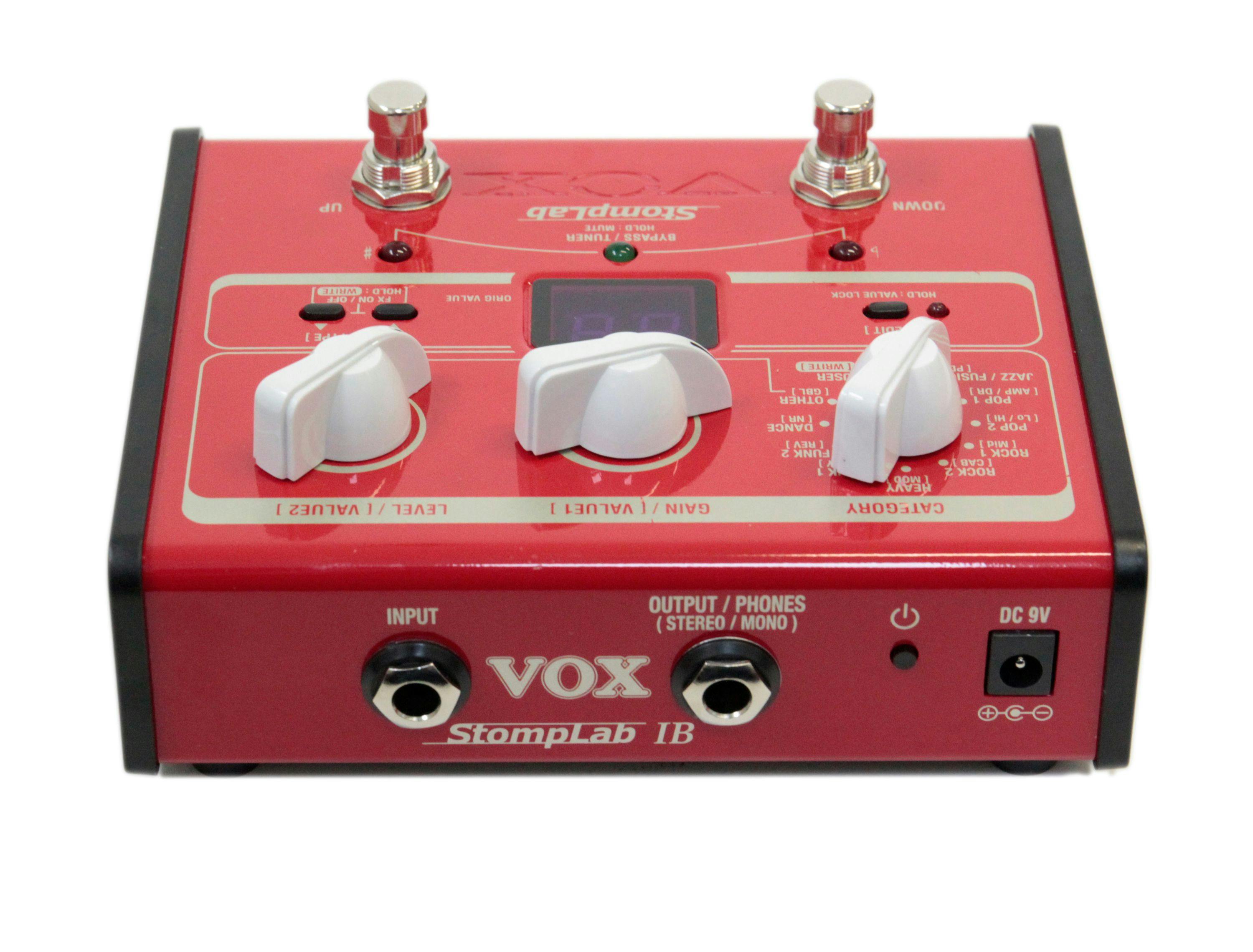 Second Hand Vox Stomplab IB Bass Guitar Multi Effects Modelling